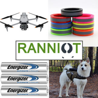 RANNIOT: Drone, paristot, remmit, valjaat, liivit, kotelot, ruuvinväännin